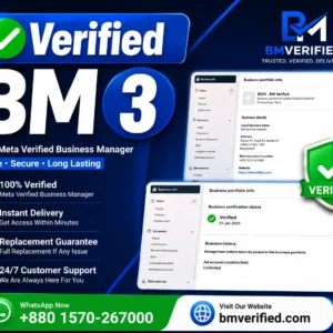 Buy Verified BM 3 | Facebook Business Manager
