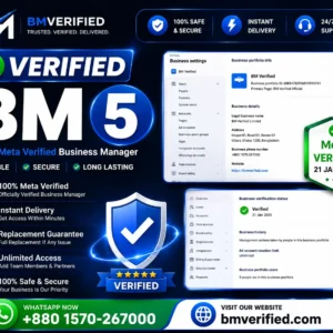 Buy Verified BM 5 | Facebook Business Manager with $250 Spend Limit