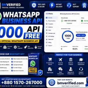 Buy Verified Facebook Business Manager | Verified BM 1 With Whatsapp Api approved | 1k conversation limit-(Ballon BM) 2025