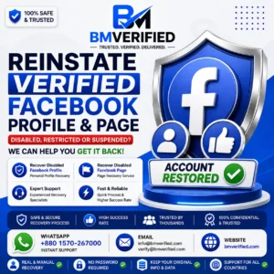 Buy Reinstate Verified Facebook Profile & Page | Facebook Business Manager