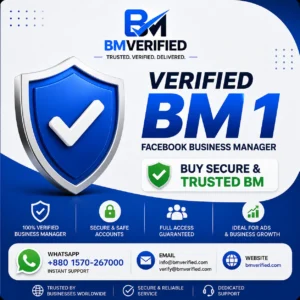 verified bm 1 secure and trusted facebook business manager