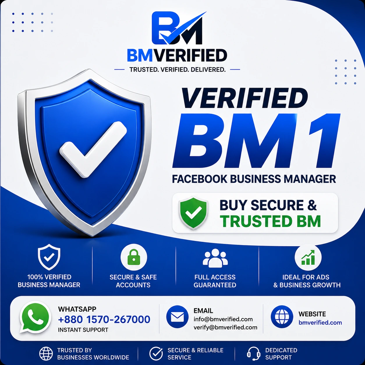 Buy Verified Facebook Business Manager | Verified BM 1 | Buy Secure & Trusted BM 1 verified bm 1 secure and trusted facebook business manager