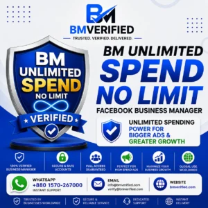 verified bm unlimited spend no limit facebook business manager