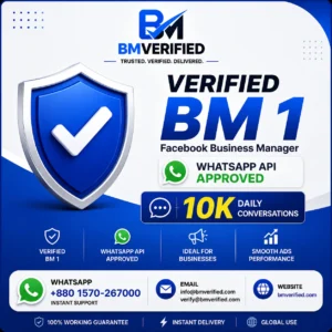 verified bm 1 with whatsapp api 10k daily conversations